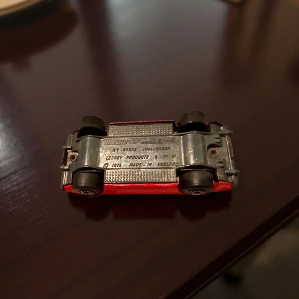 ORIGINAL Matchbox Superfast Dodge Challenger No 1 Red Lesney Made in England